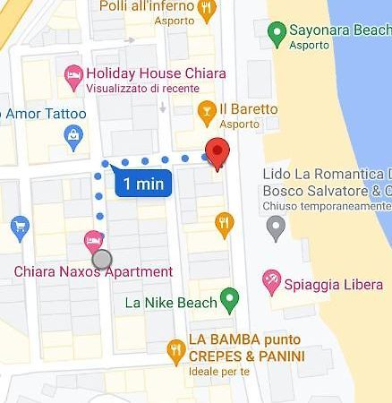 Chiara Naxos Apartment จีอาร์ดีนี นักซอส ภายนอก รูปภาพ